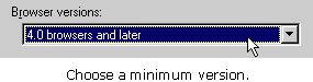 Which version of the browser?